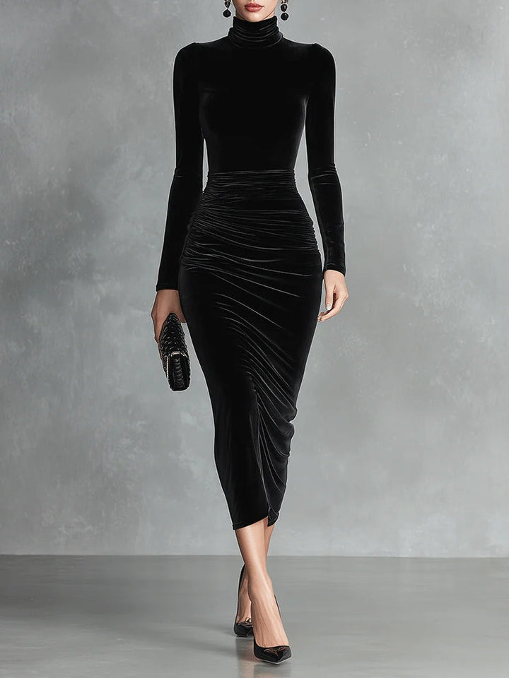 Vivienne™ – Velvet Bodycon Dress
