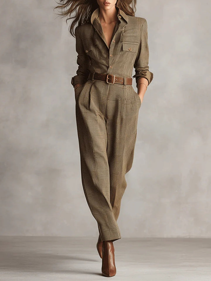 Sienna™ – Tweed Utility Jumpsuit