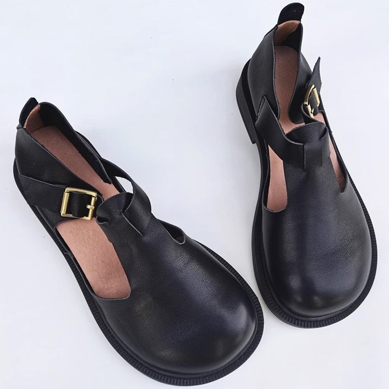 Colette | Leather Mary Janes