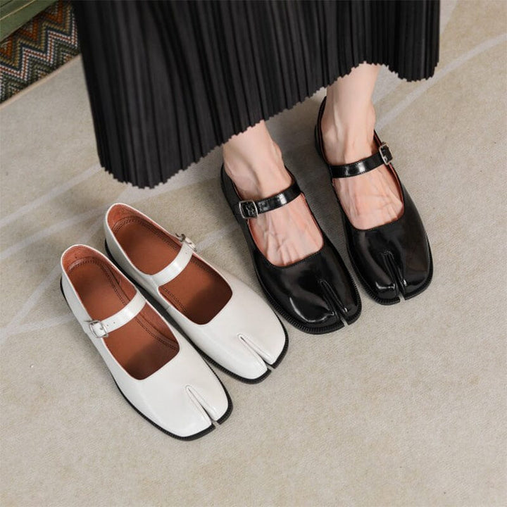 Martha | Leather Mary Janes
