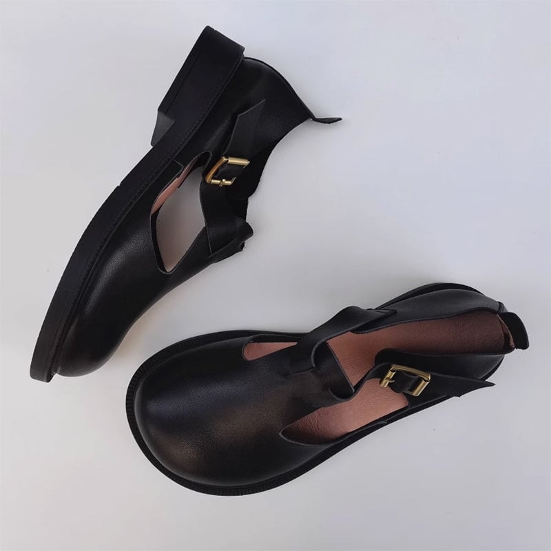 Colette | Leather Mary Janes